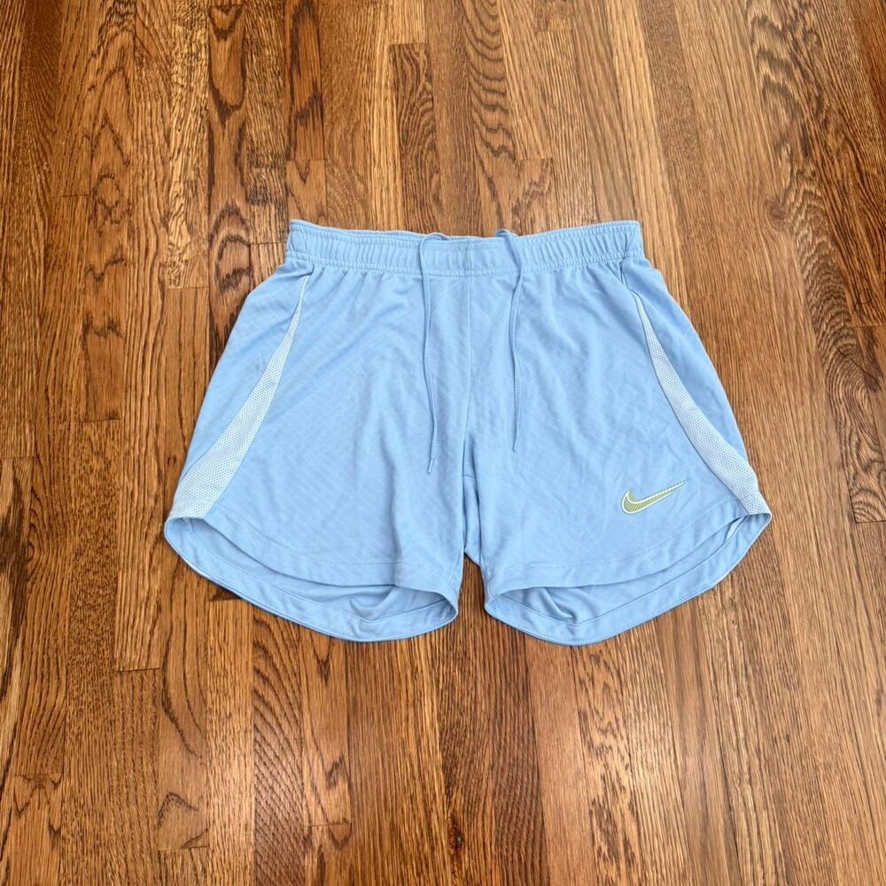 Baby Blue Nike Dri Fit Strike Soccer Shorts Size Small